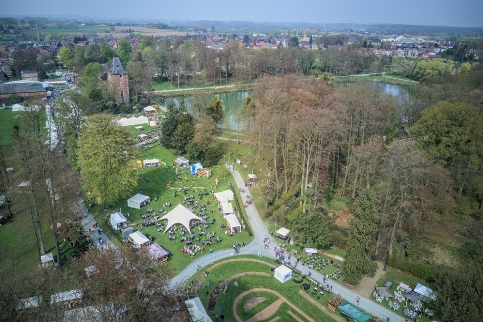 Évènement au Jardin du Chateau d'Enghien